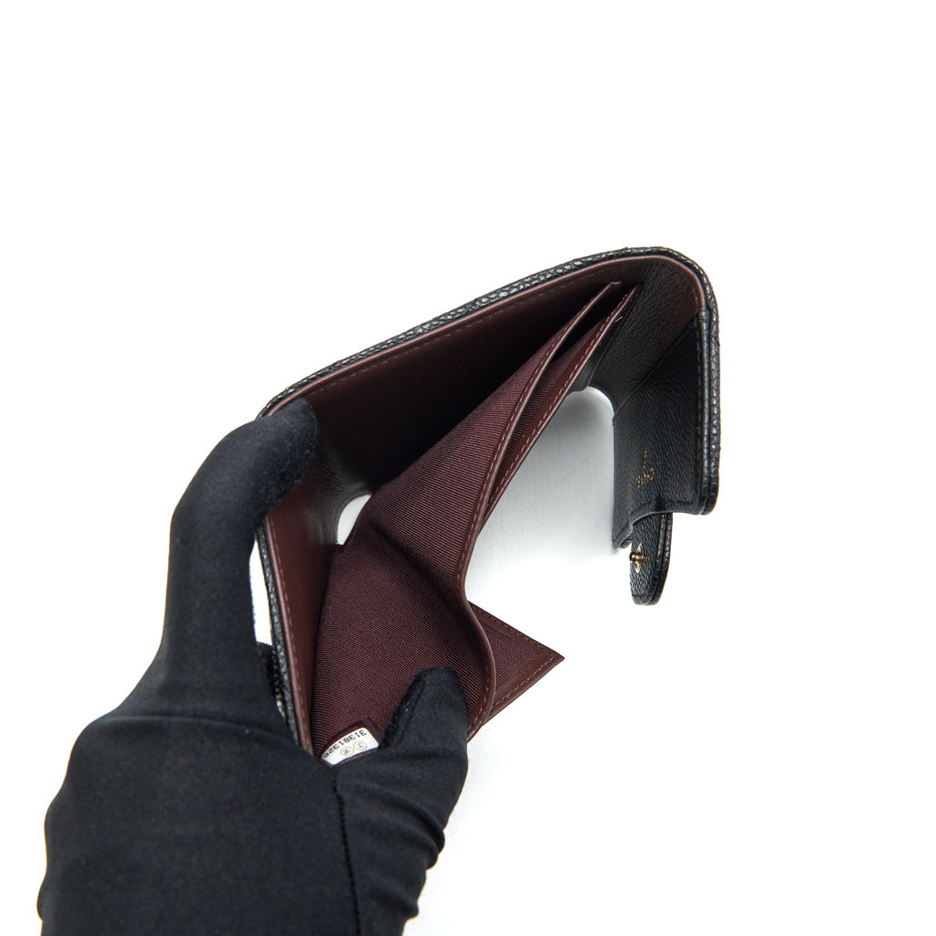 Chanel Small flap Wallet Caviar Black