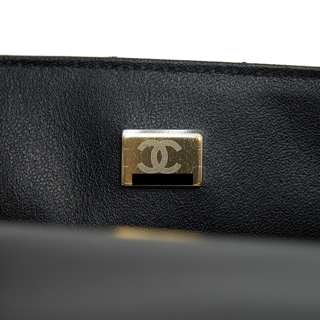 Chanel Mini rectangular flap Bag Lambskin Black L
