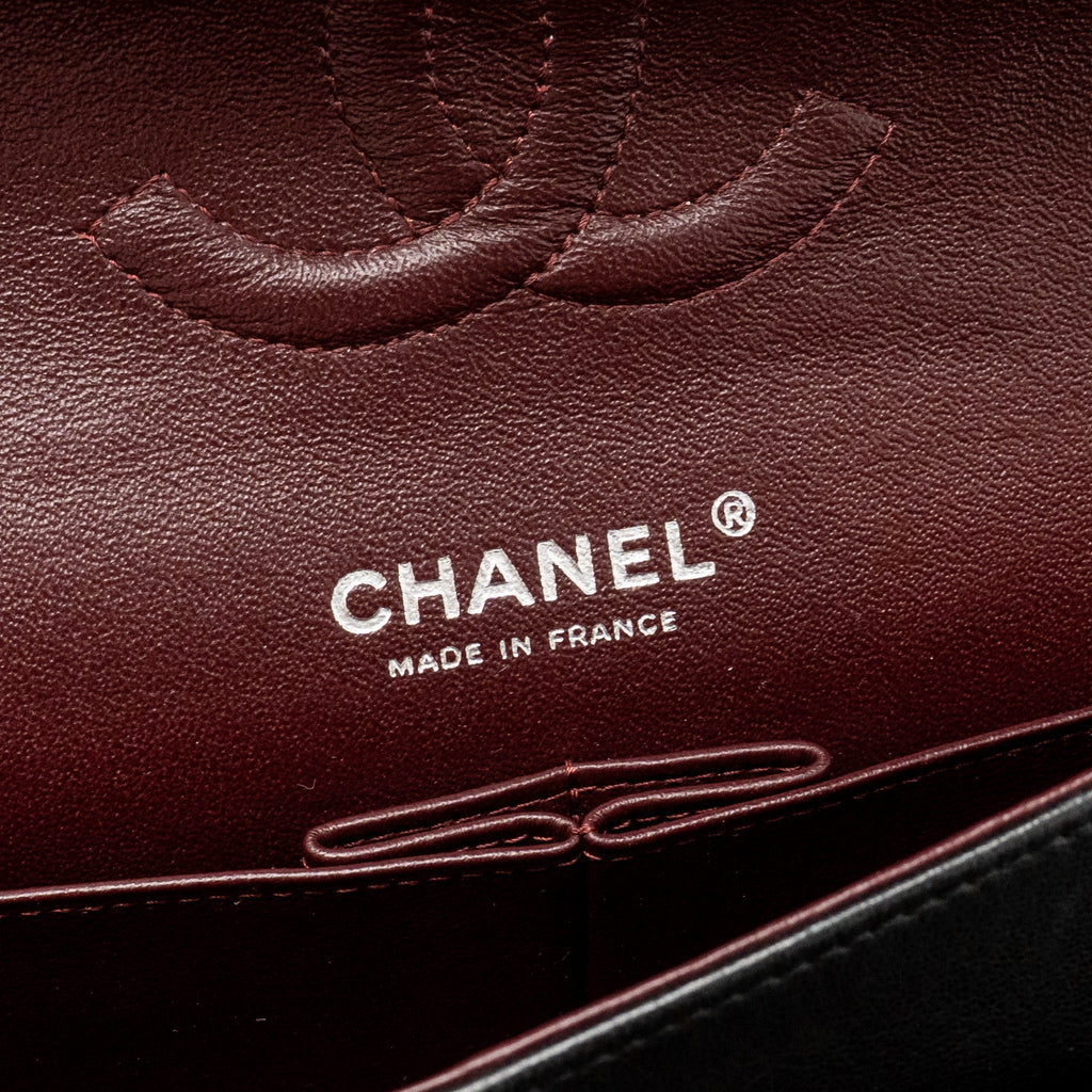 Chanel Medium Classic Double Flap Bag Lambskin BLACK