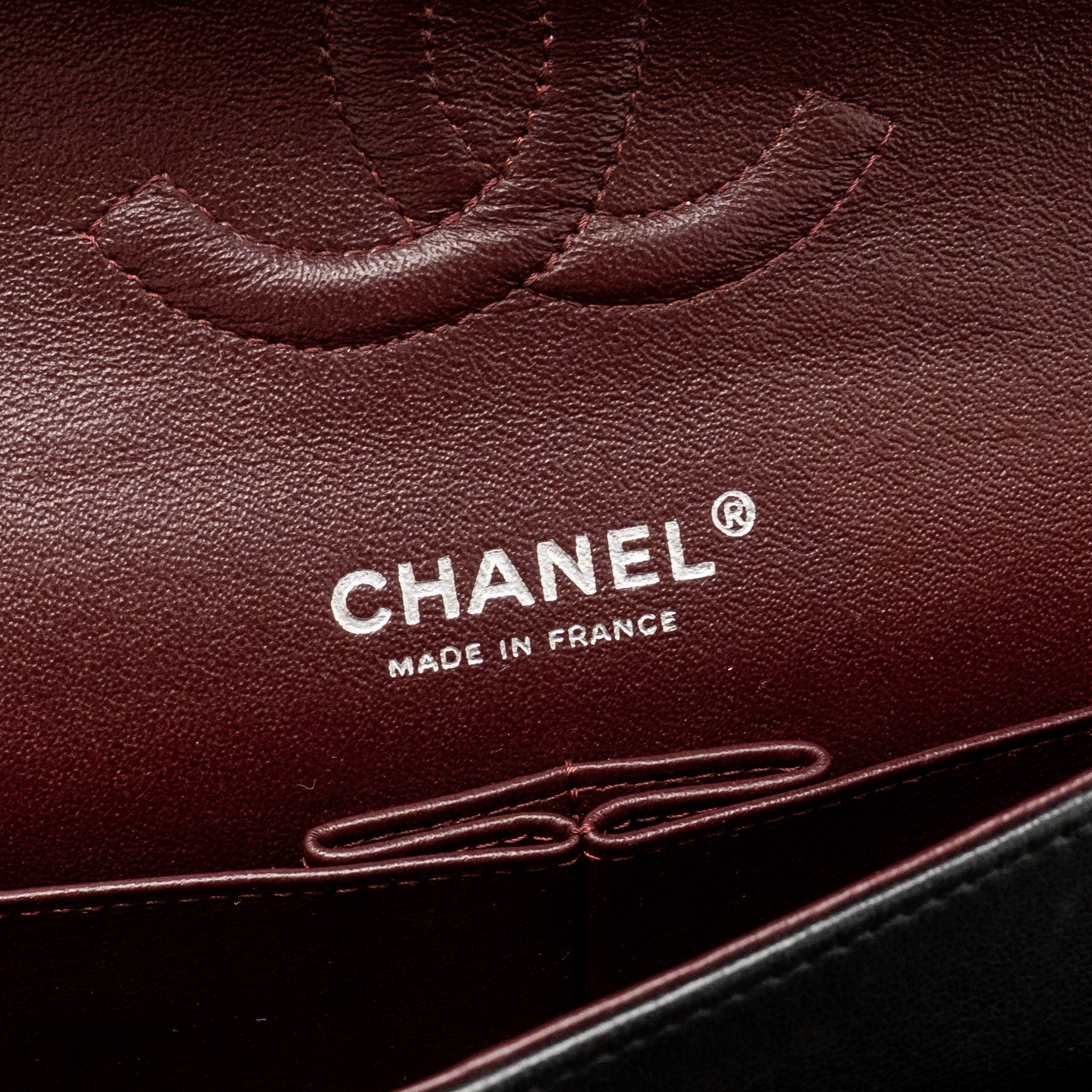 Chanel Medium Classic Double Flap Bag Lambskin BLACK