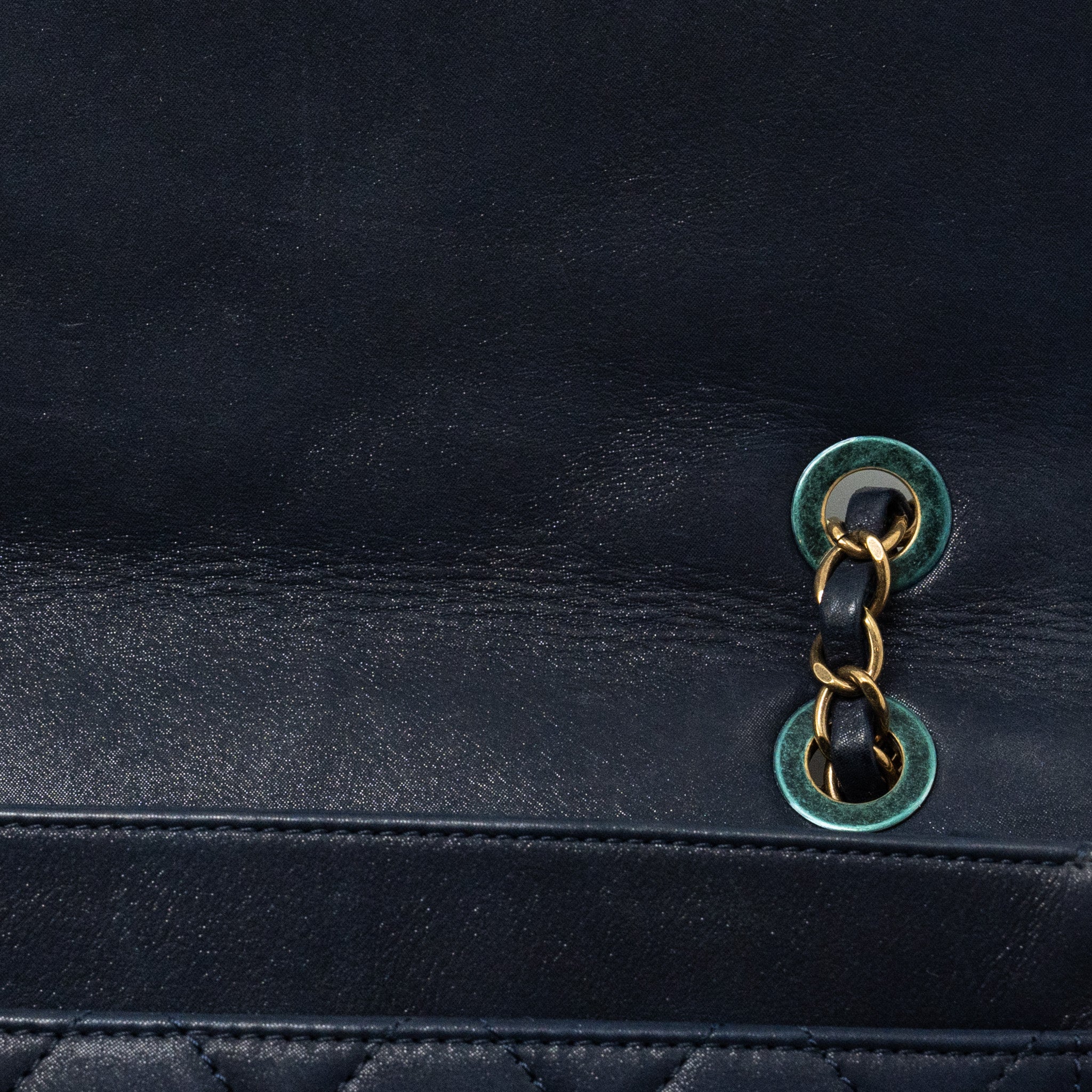 Chanel Seasonal Flap Bag Calfskin Navy