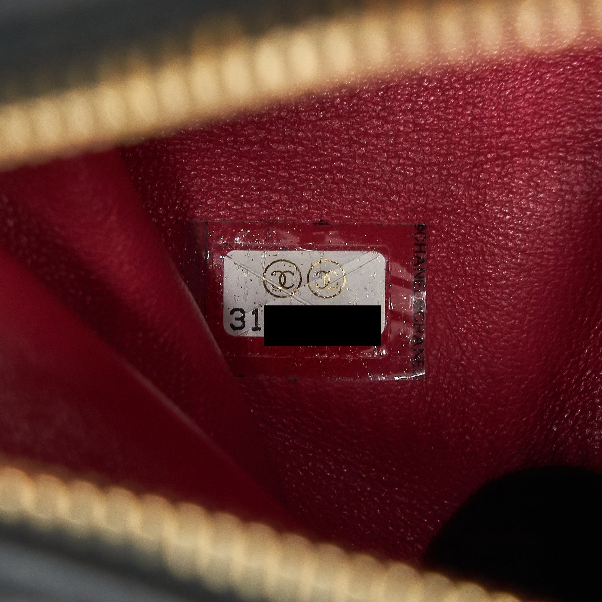 Chanel Hobo Crossbody Bag Lambskin Black