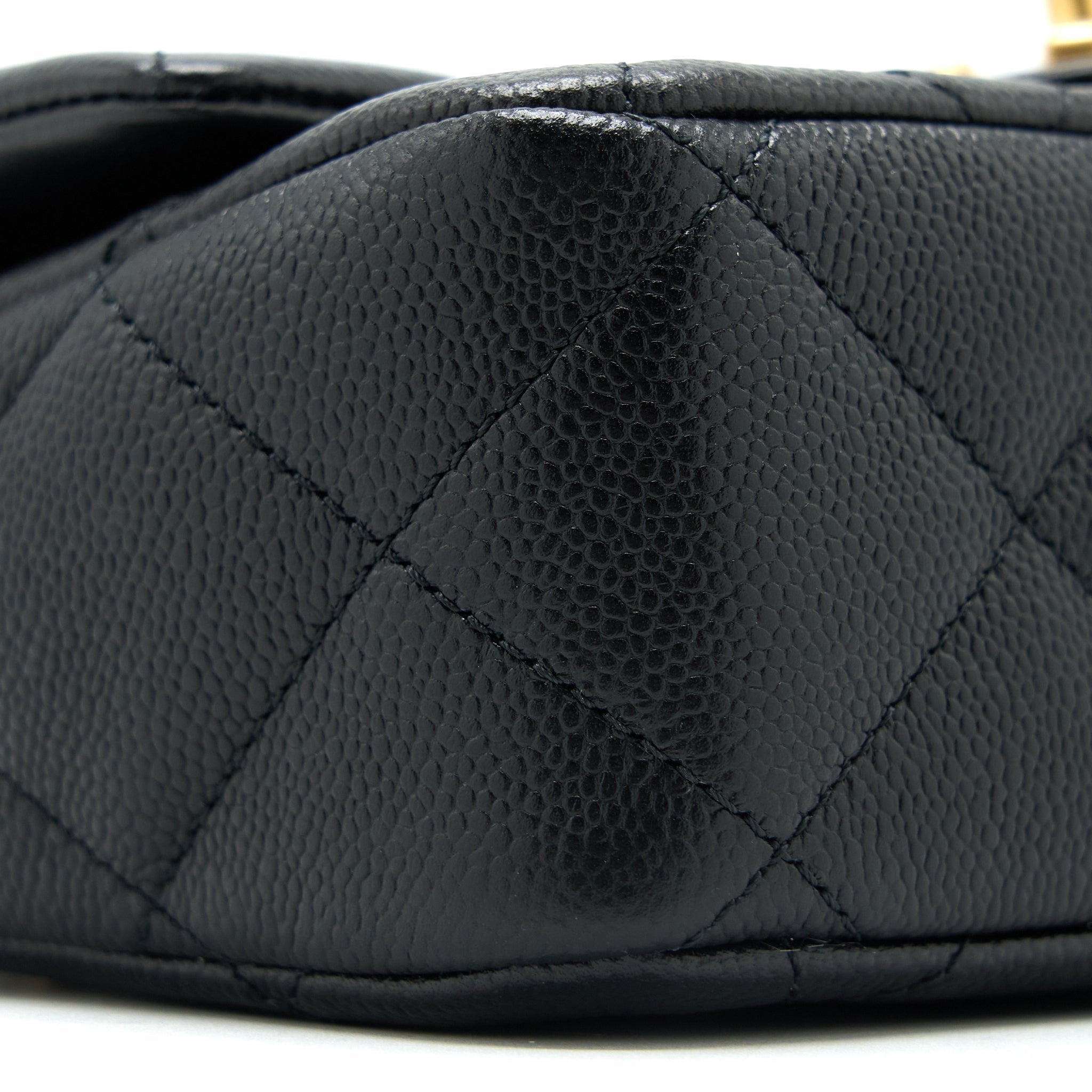 Chanel 23P Coco Love Flap Bag Caviar Black  (Microchip)