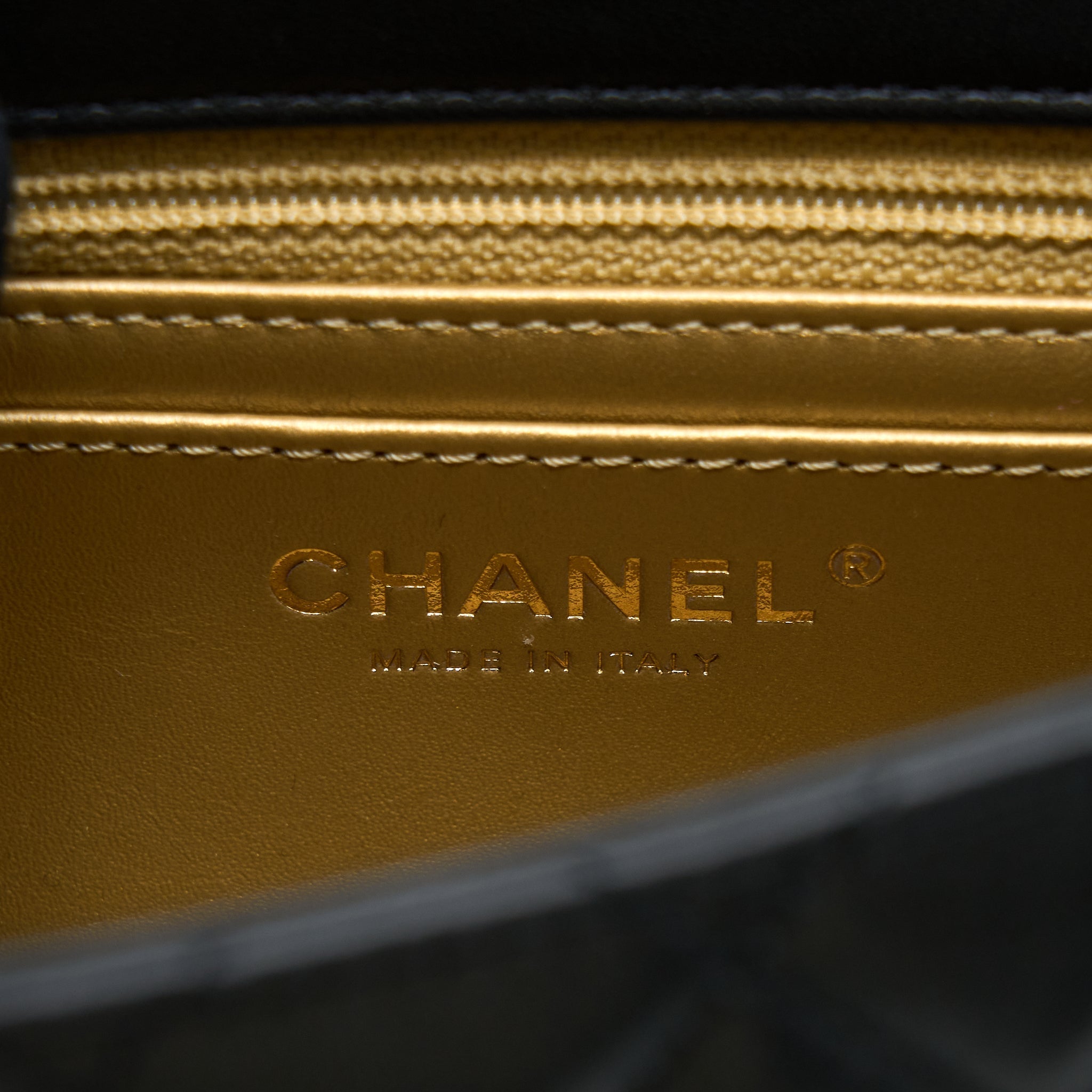 Chanel Pearl Crush Mini Square Flap Bag Lambskin Black Brushed  (Microchip)