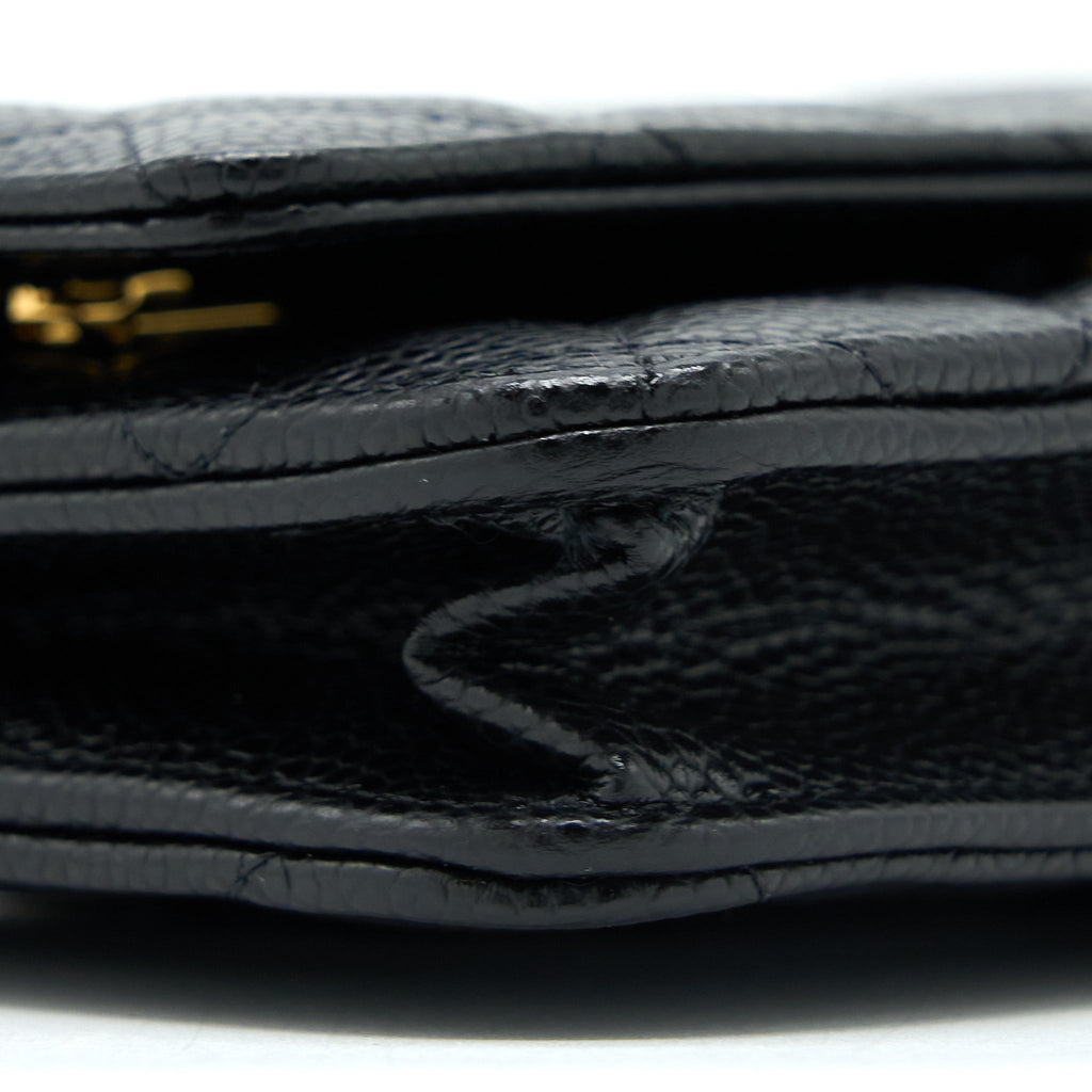 Chanel Classic Wallet On Chain Caviar Black ( Microchip)