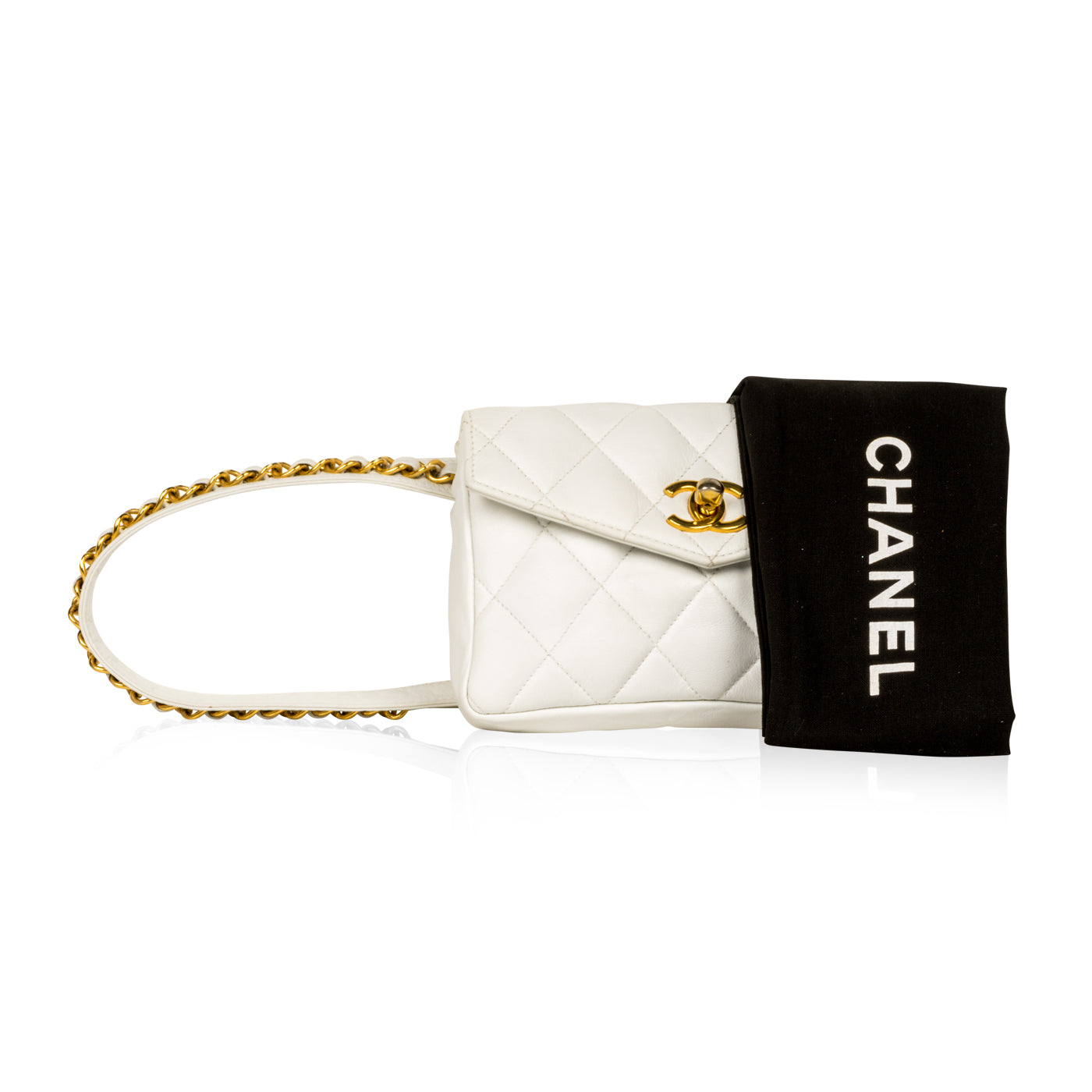 Chanel Vintage Bum Bag - White