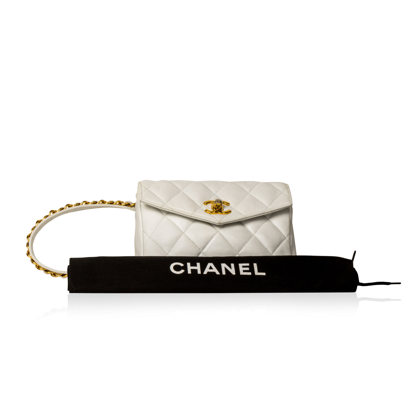 Chanel Vintage Bum Bag - White
