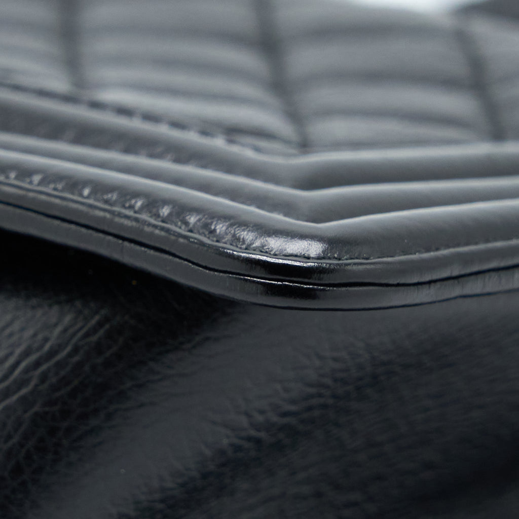 Chanel Medium Boy Bag Goathair/Calfskin Black