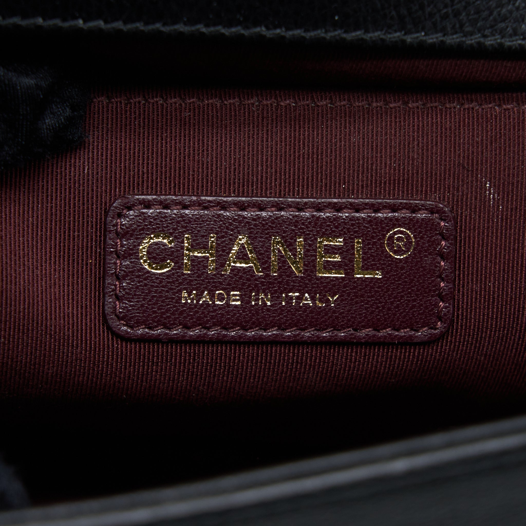 Chanel Medium Boy Bag Goathair/Calfskin Black