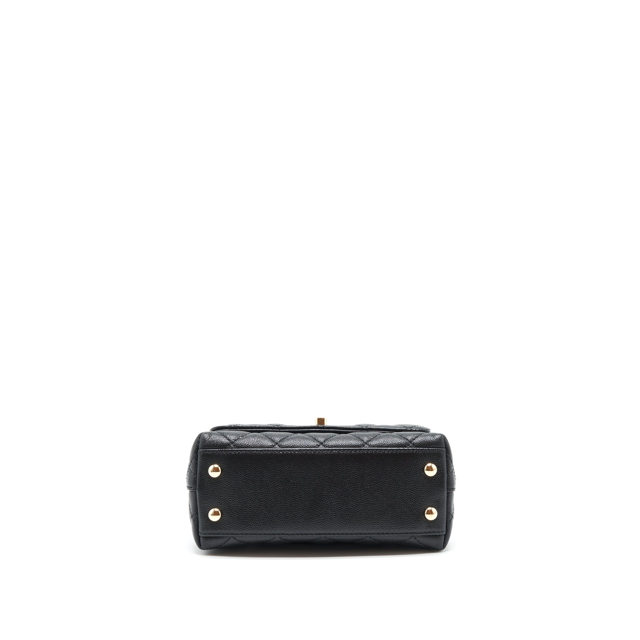 Chanel Mini Coco Handle 20cm Caviar Black L