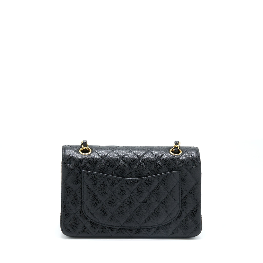 Chanel Small Classic Double Flap Bag Caviar Black