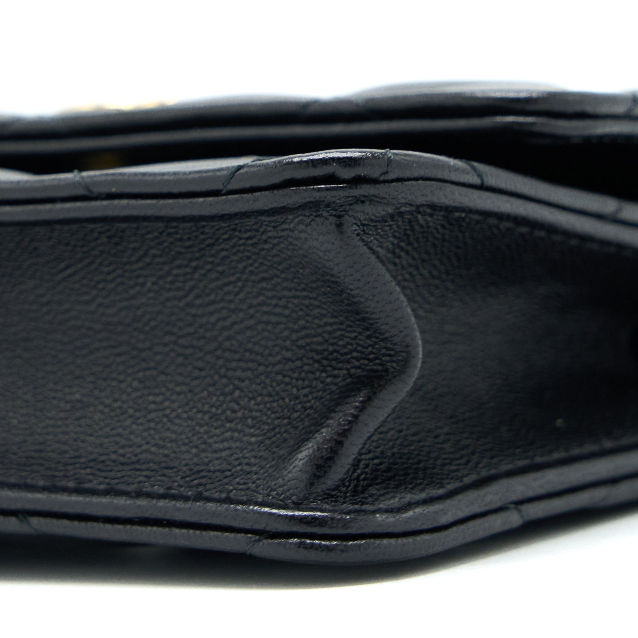 Chanel Jewel Hook Cardholder Lambskin Black