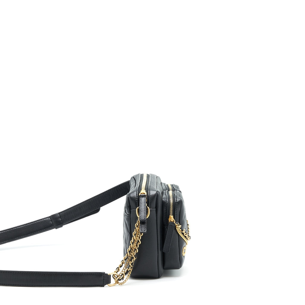 Chanel 22C Camera Bag Calfskin Black (Microchip)