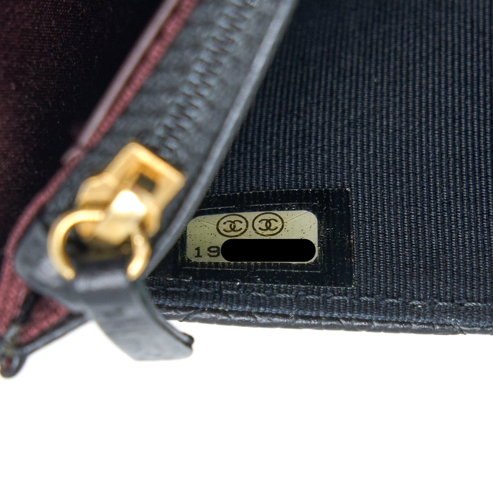 Chanel Classic Wallet on Chain Caviar Black
