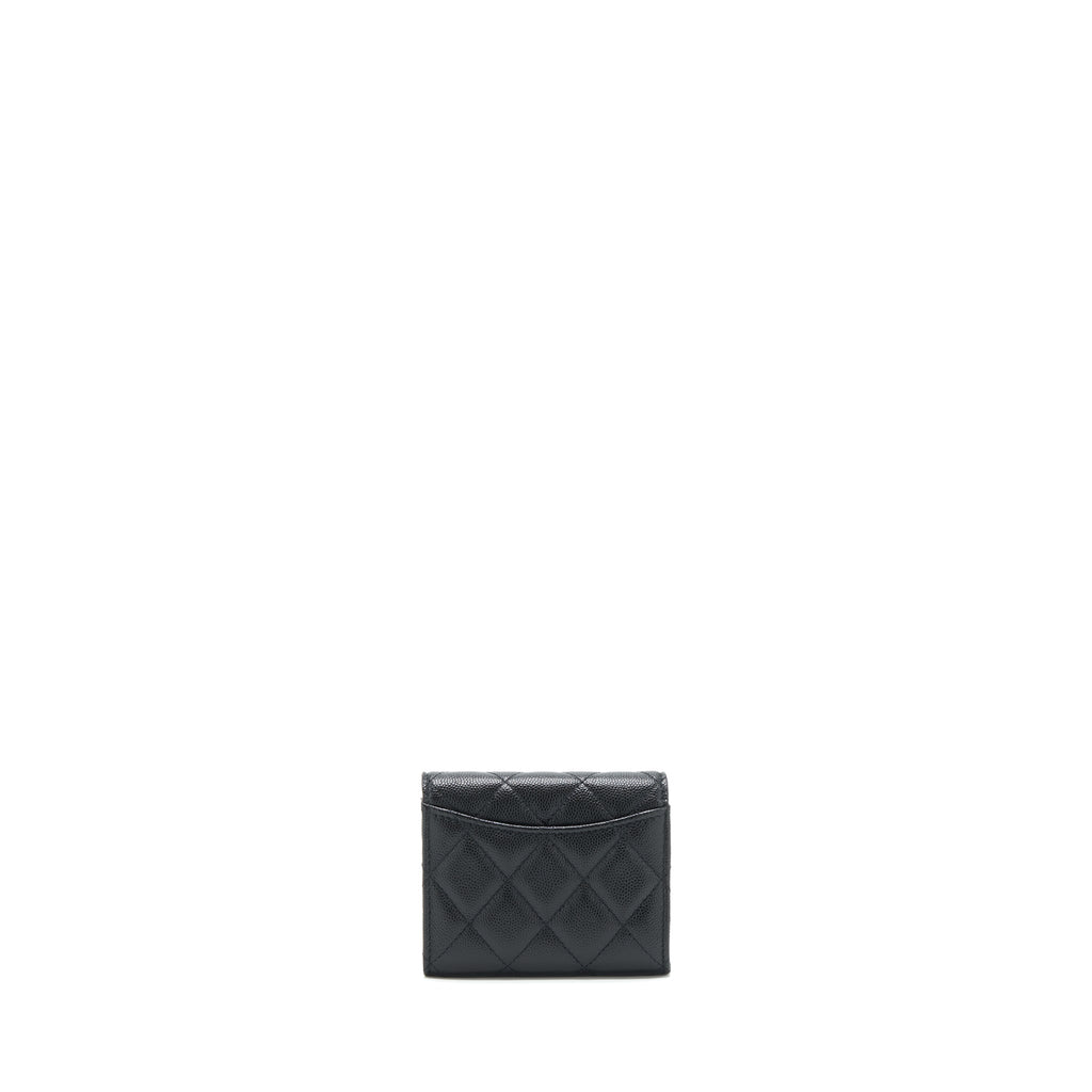 Chanel Classic Card holder with Chain Caviar black L