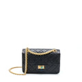 Chanel Mini 2.55 Reissue Flap Bag Aged Calfskin Black