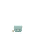 Chanel mini Flap Vanity with chain Caviar greyish green L