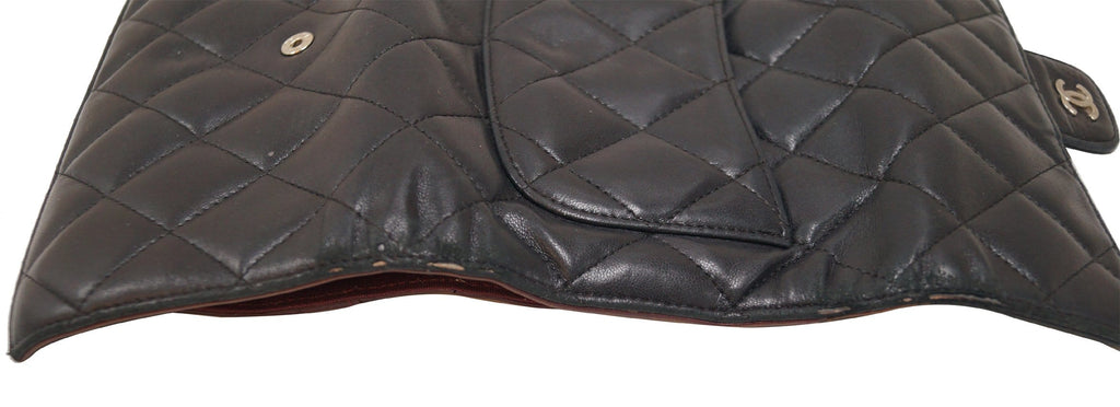 CHANEL Black Caviar Classic Flap Long Wallet