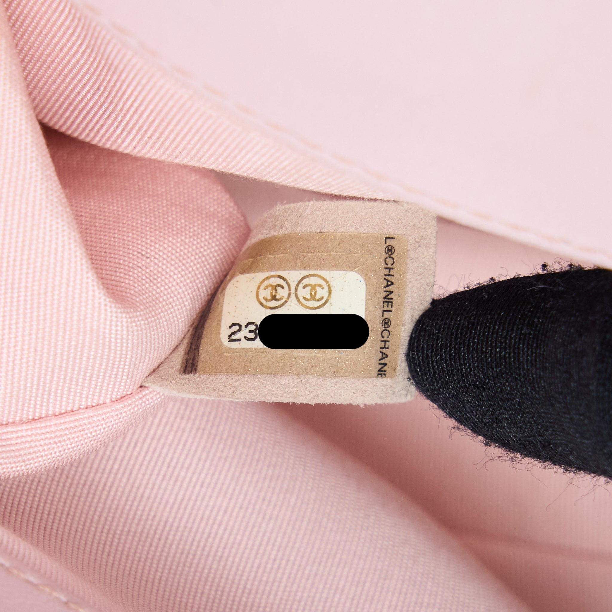 Chanel Chevron Small Boy Bag Limited Edition Lambskin Light Pink