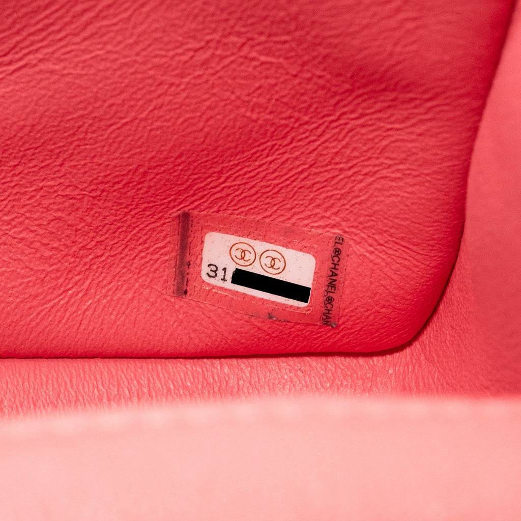 Chanel Top Handle Mini Rectangular Flap Bag Caviar Pink