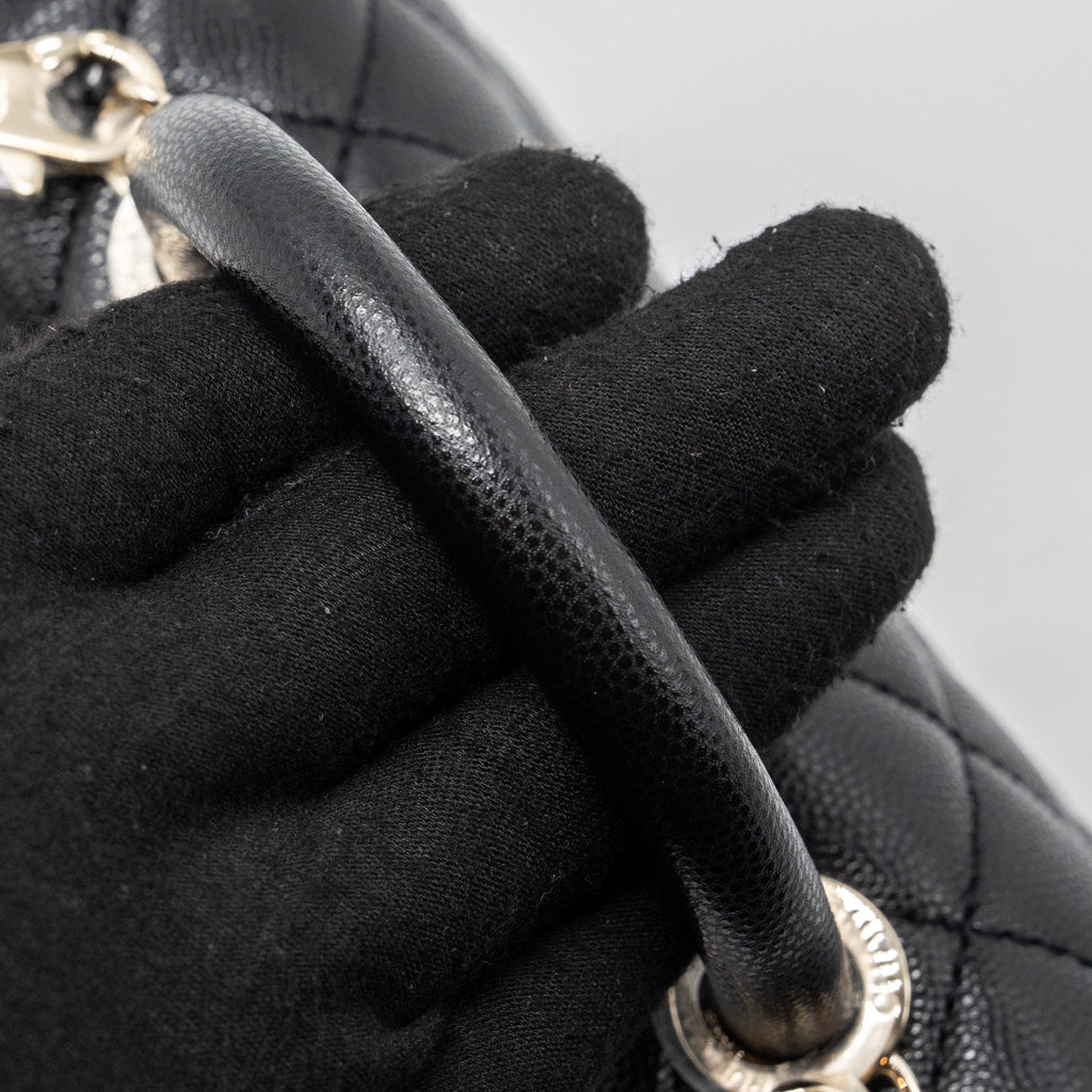 Chanel Coco handle Mini Caviar Black L (Microchip)