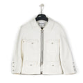 Chanel Short Jacket White 38