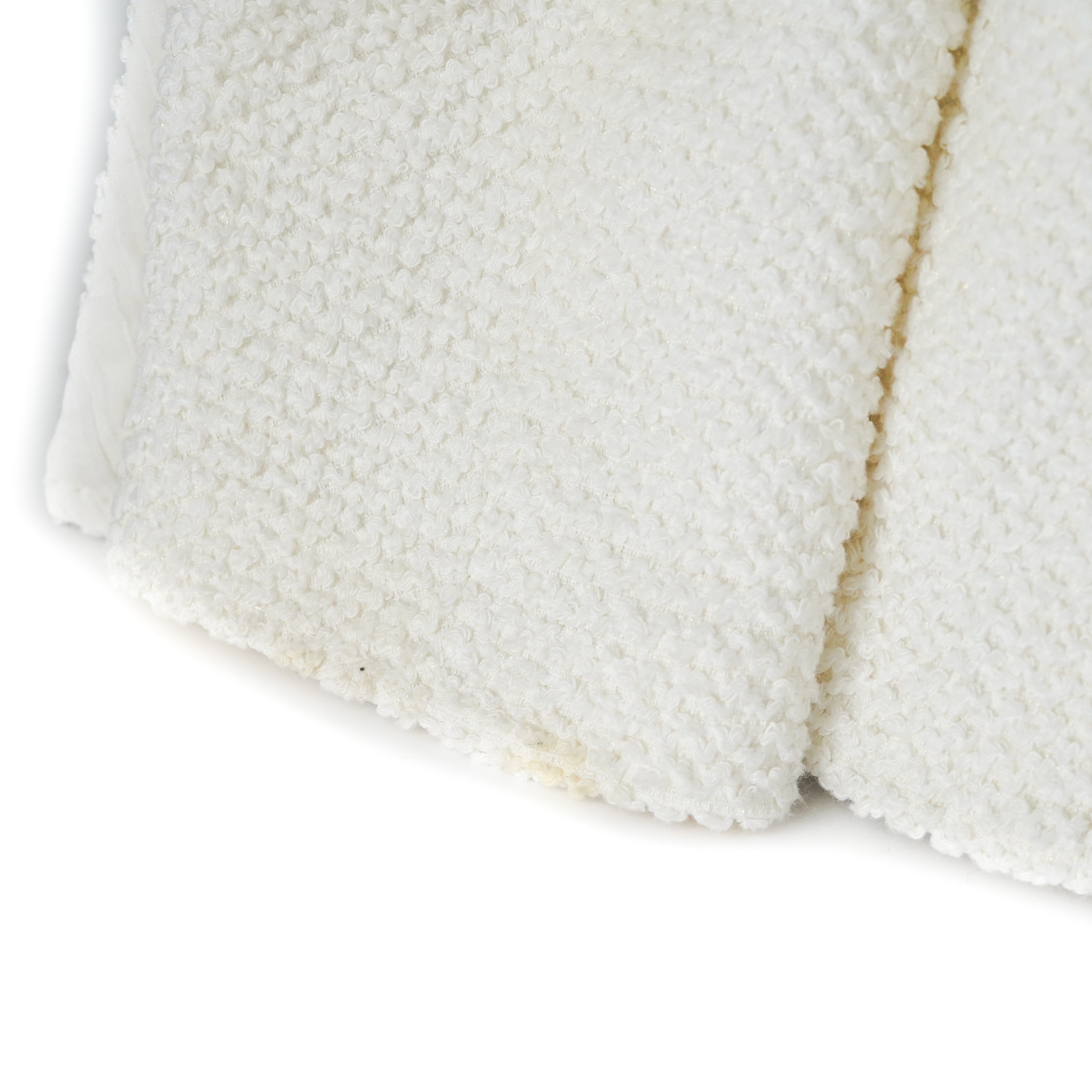 Chanel Short Jacket White 38