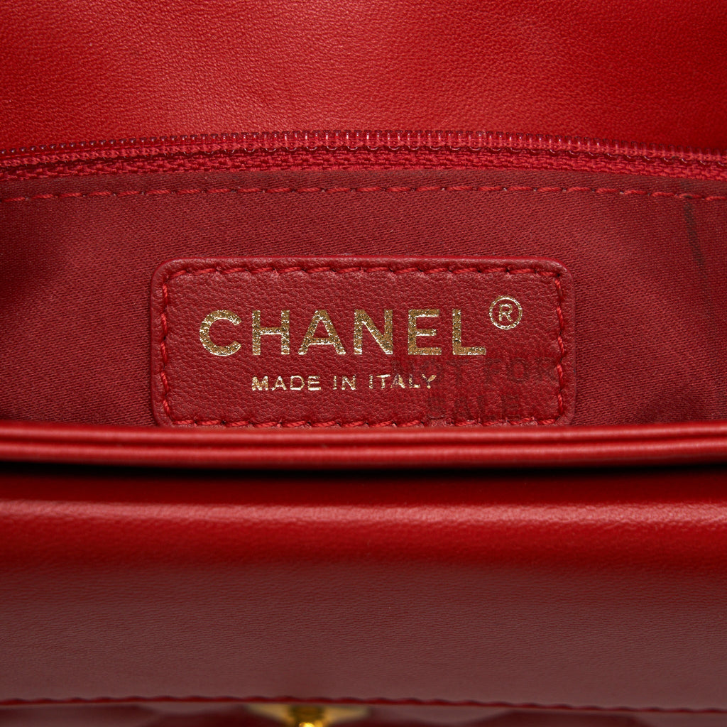 Chanel Now and For ever Cruise Seasonal Lambskin Red