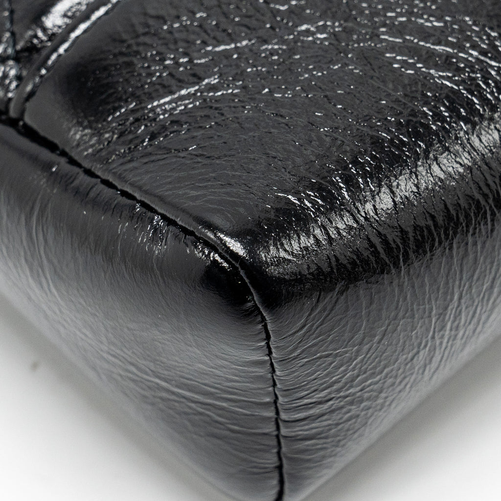 Chanel mini 31 bag shiny calfskin black L (microchip)