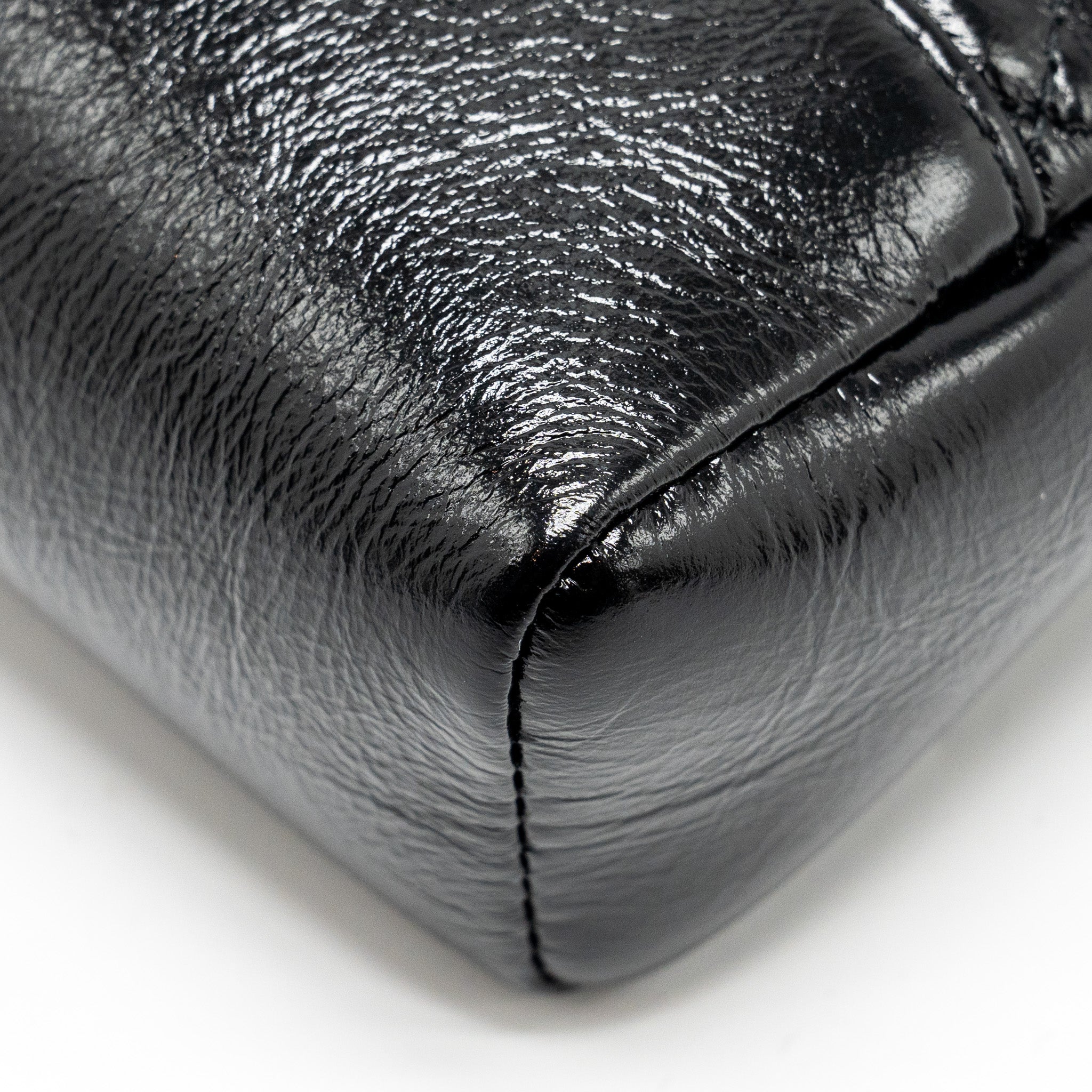 Chanel mini 31 bag shiny calfskin black L (microchip)