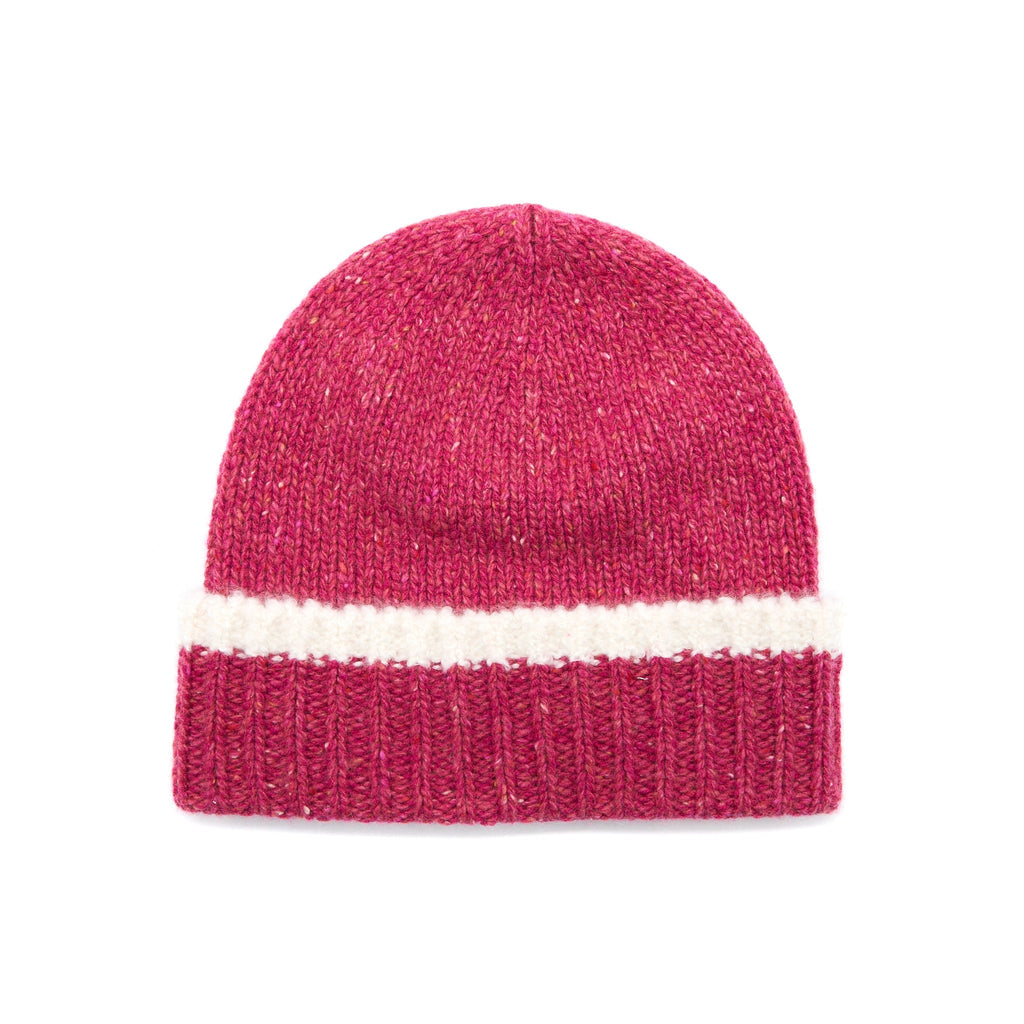 Chanel Beanie Hat Cashmere Pink/White