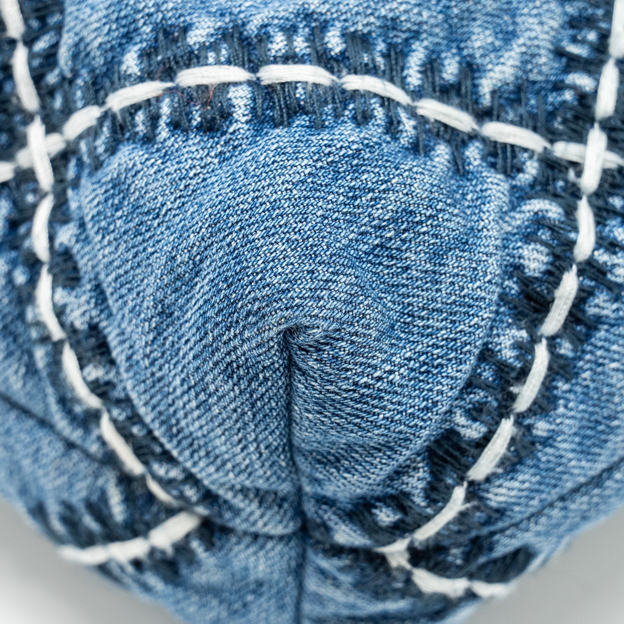 Chanel Small 22 Bag Denim Blue/White  (Microchip)