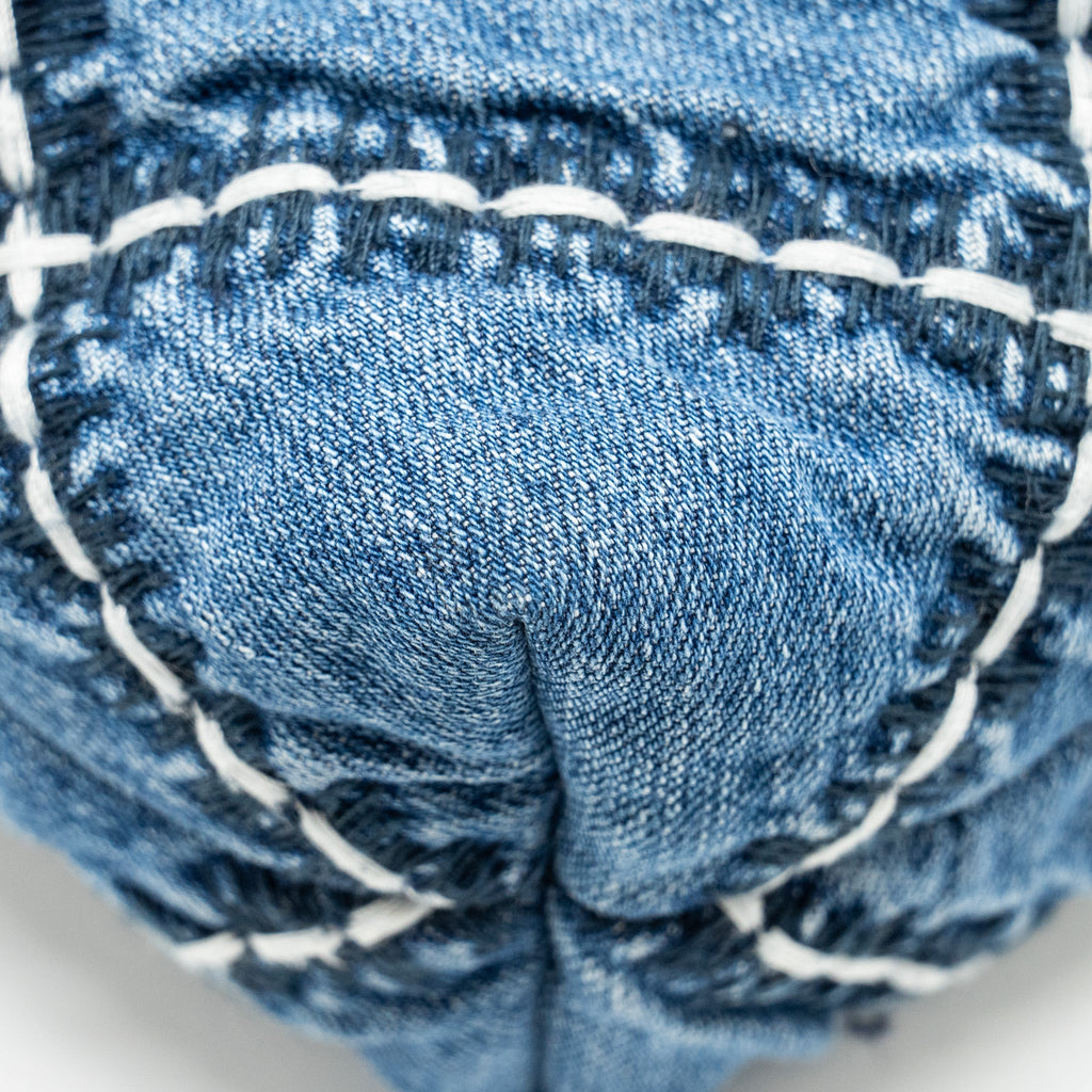 Chanel Small 22 Bag Denim Blue/White  (Microchip)