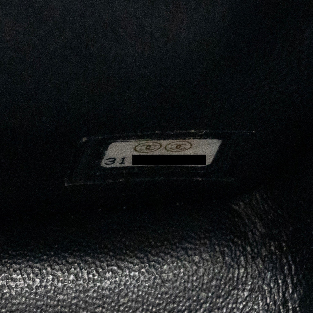 Chanel Top Handle Mini Rectangular Flap Bag Caviar BLACK