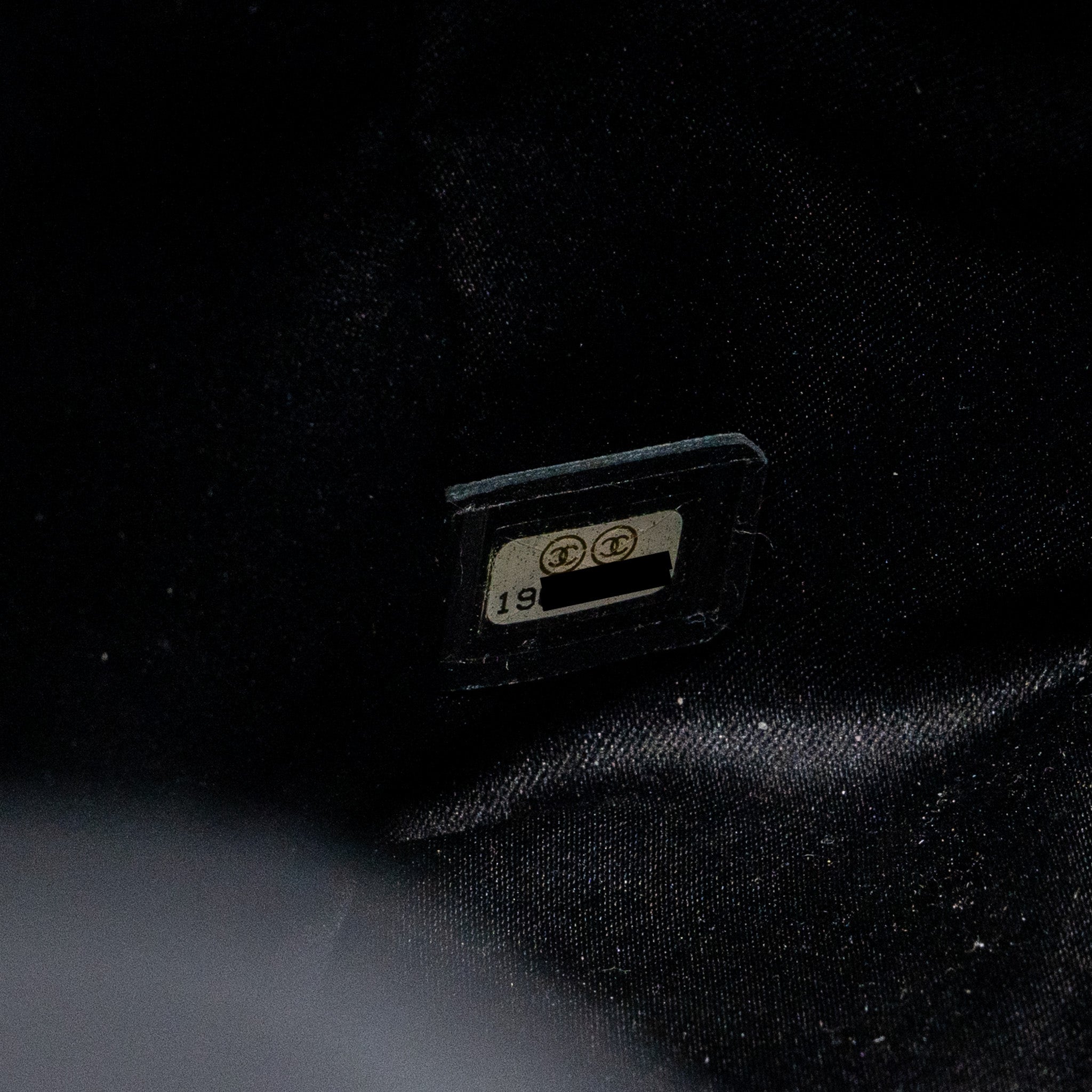 Chanel grand shopping tote bag caviar black
