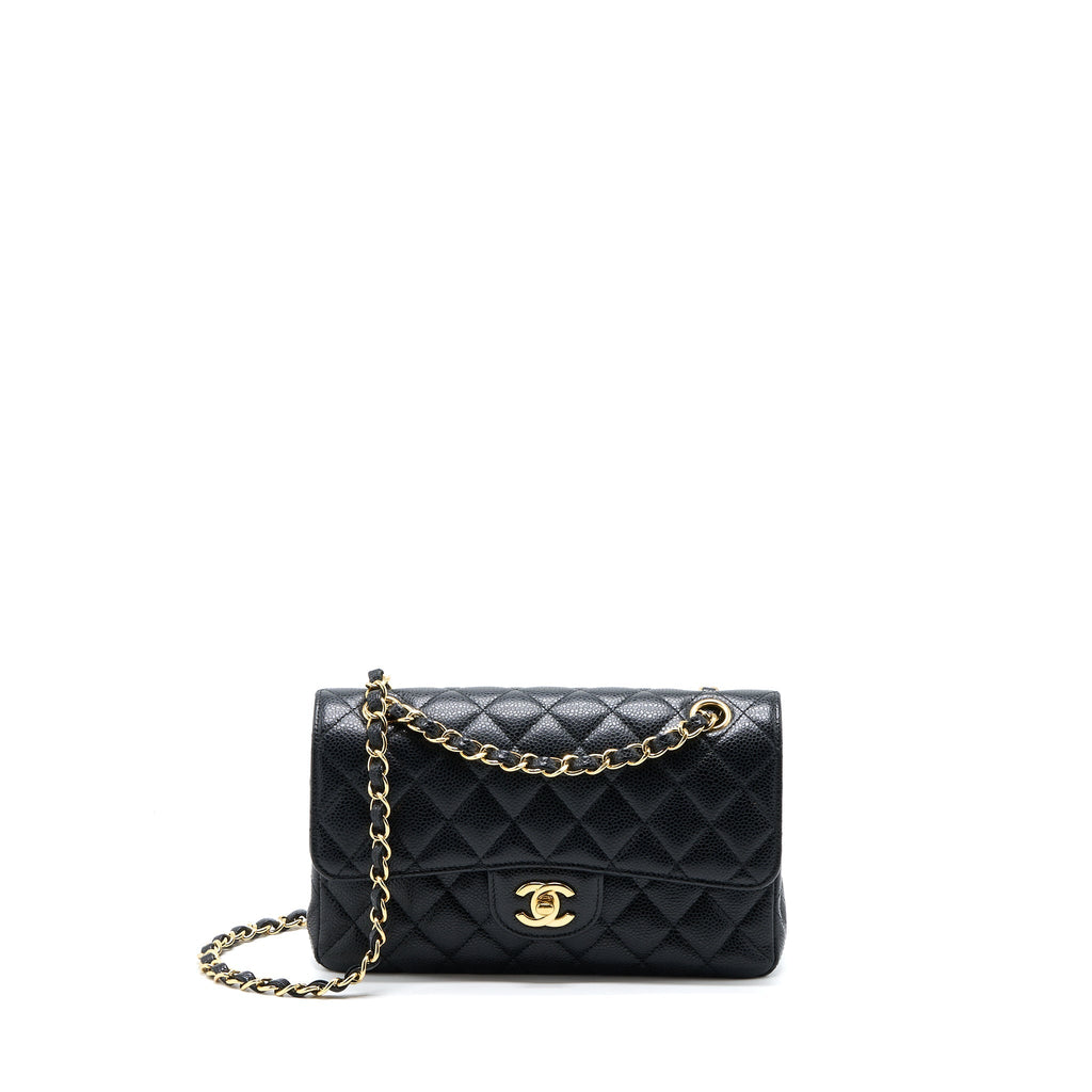 Chanel Small Classic Double Flap Bag Caviar Black