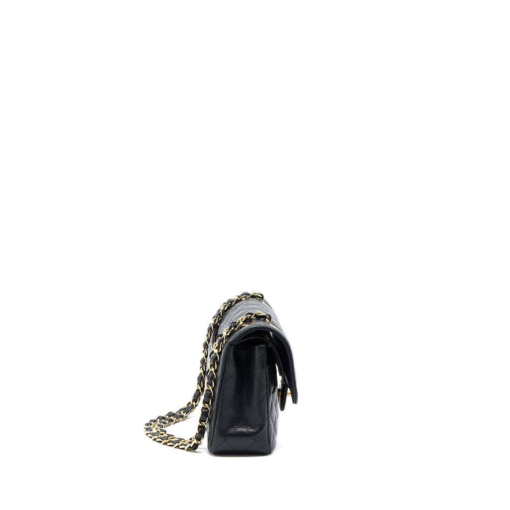 Chanel Small Classic Double Flap Bag Caviar Black