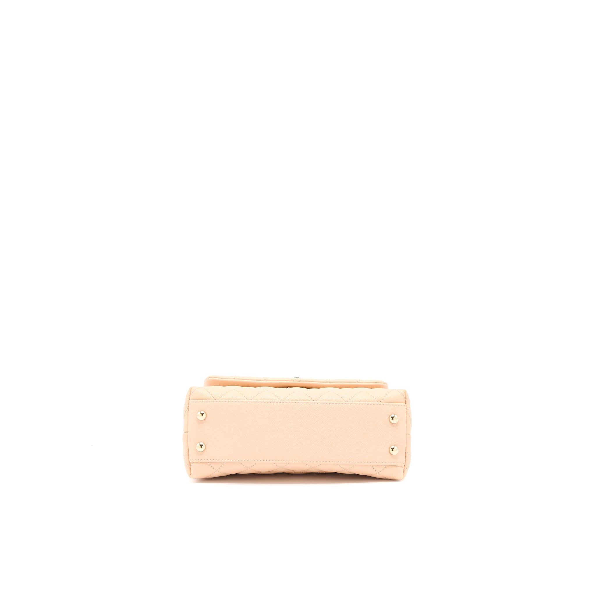 Chanel Small Coco Handle Caviar Light Pink L