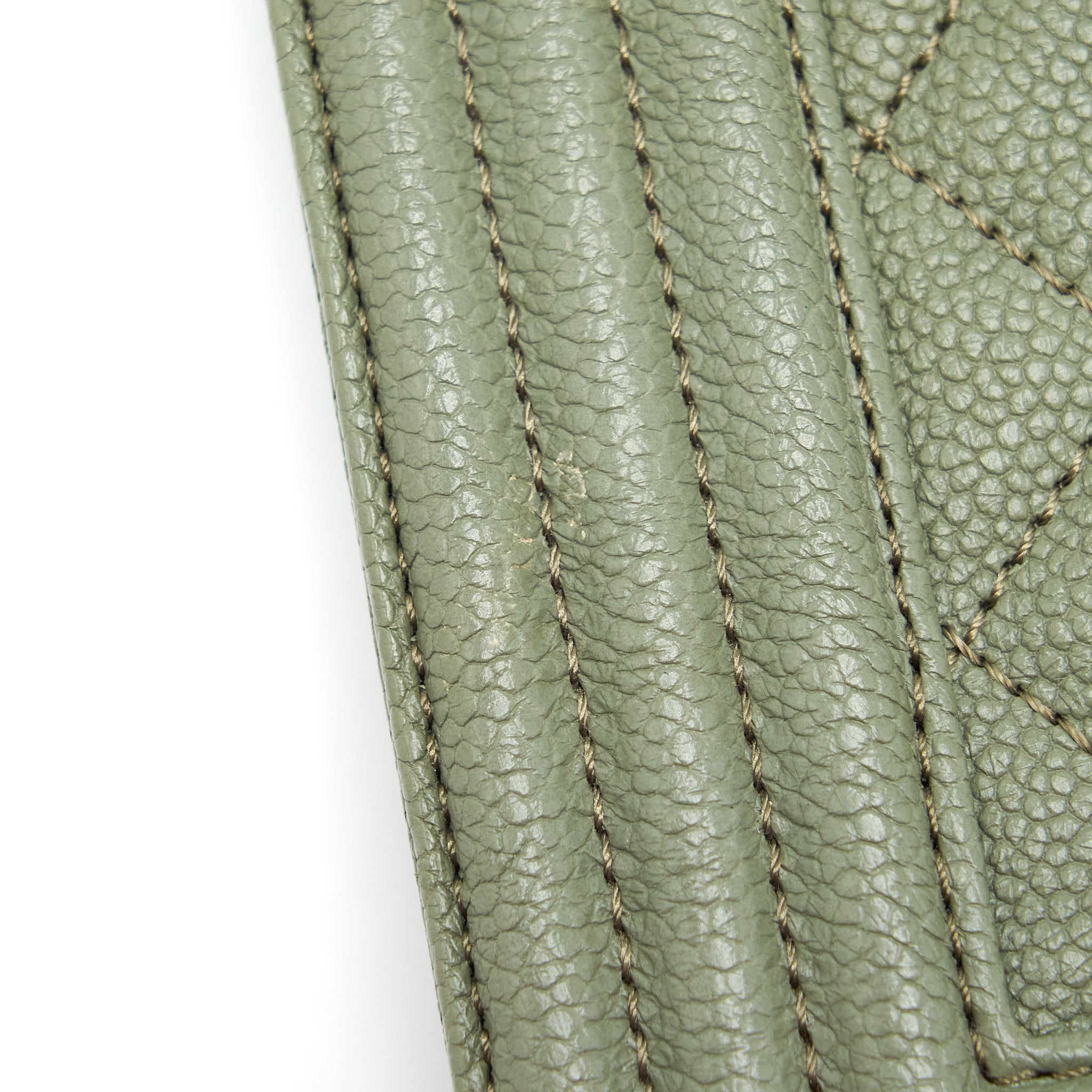 Chanel Medium Boy Bag Caviar Light Green L