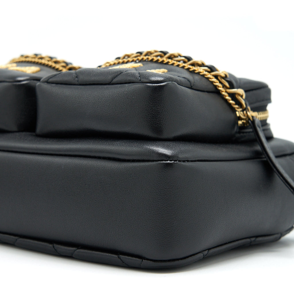 Chanel 22C Camera Bag Calfskin Black (Microchip)