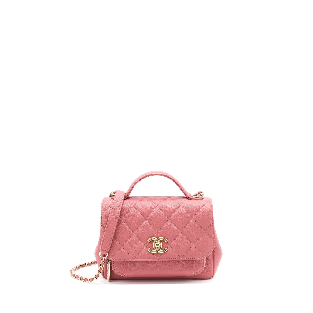Chanel Small Business Affinity Caviar Pink L