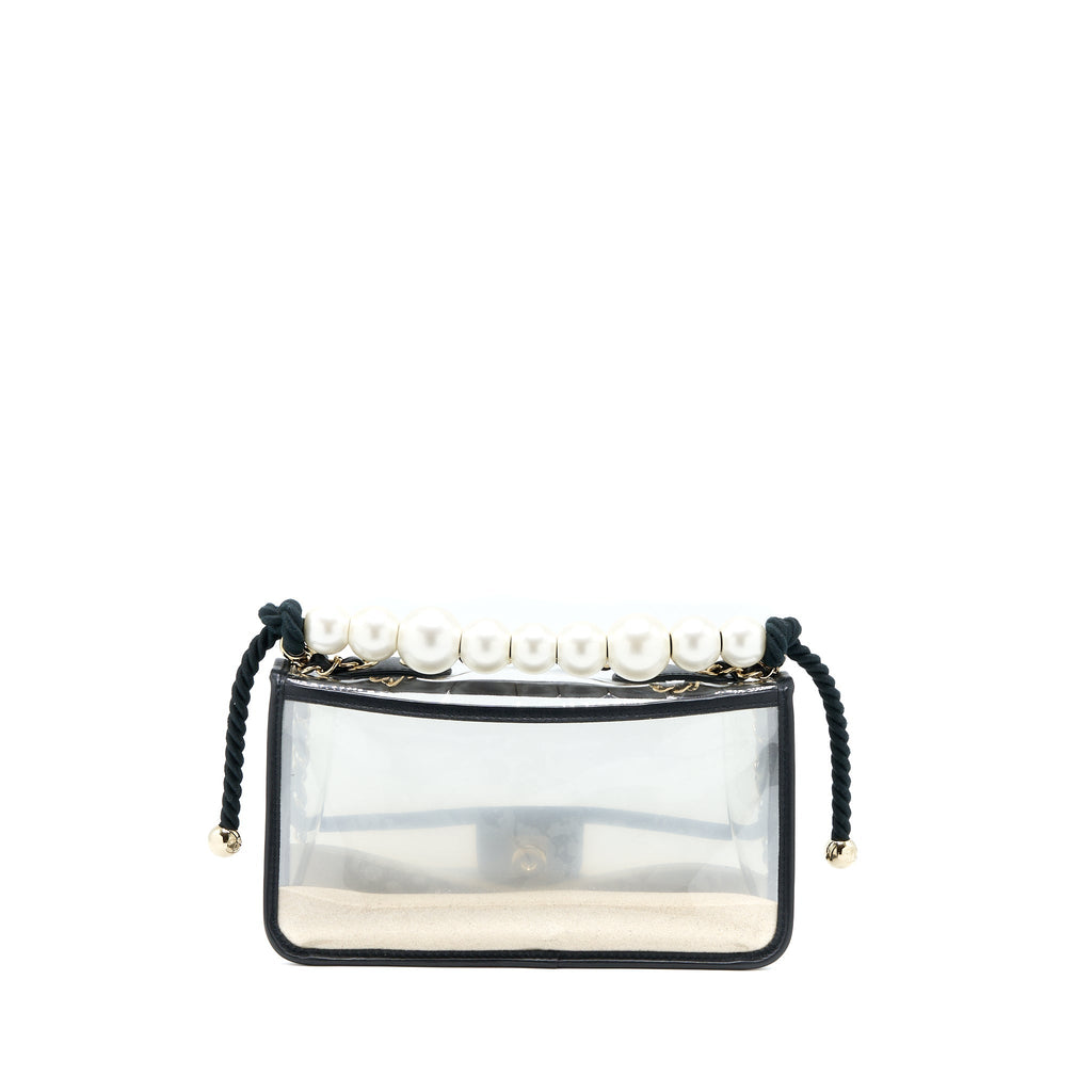 Chanel Sand By The Sea Flap Bag PVC/ Lambskin L
