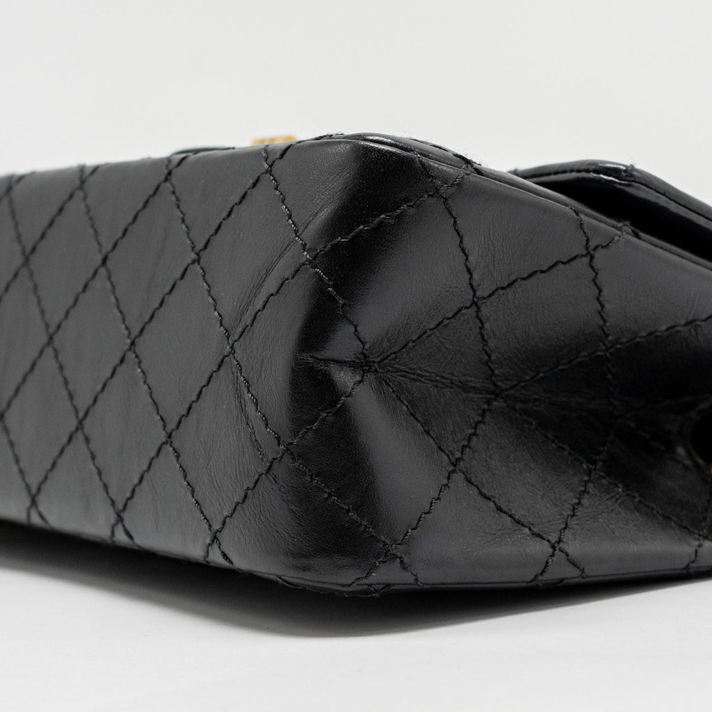 Chanel Mini 2.55 Reissue Aged Calfskin Black
