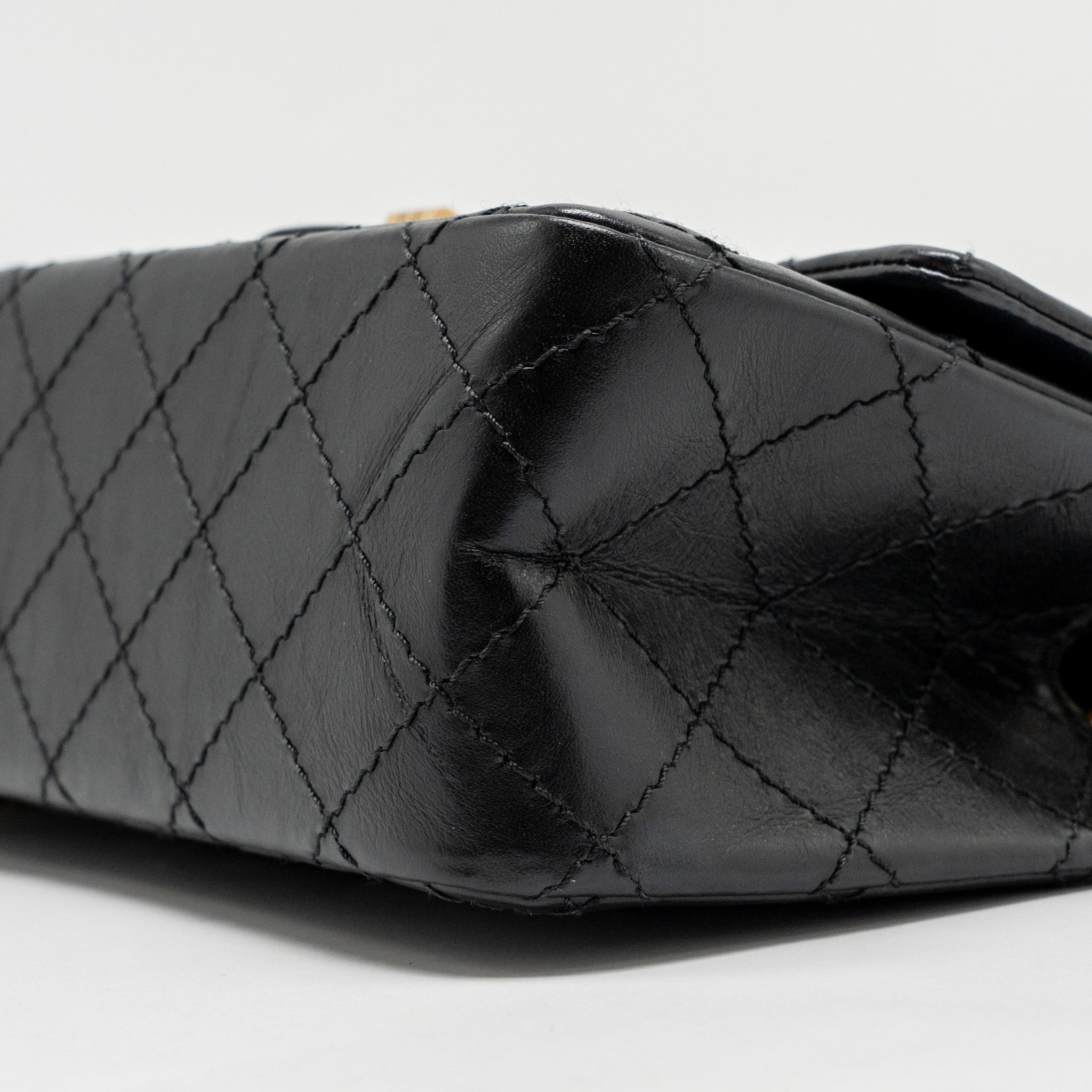 Chanel Mini 2.55 Reissue Aged Calfskin Black