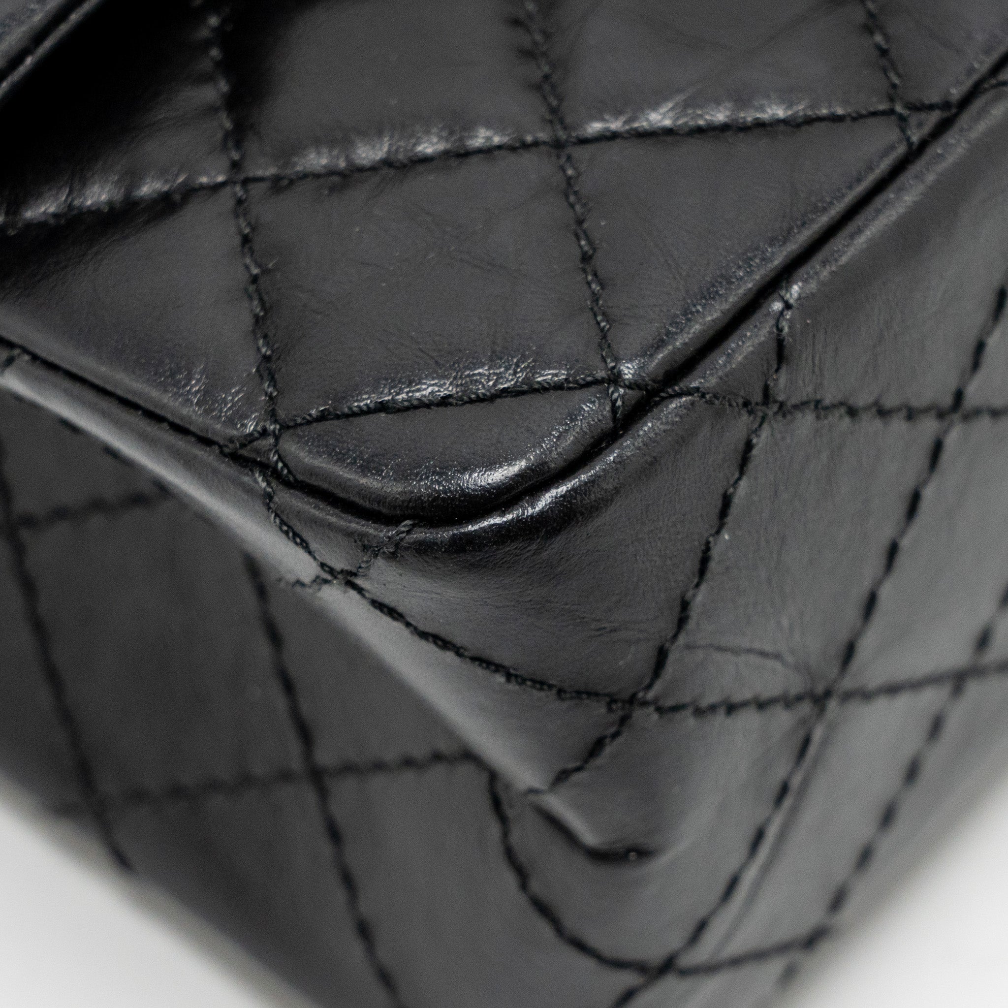 Chanel Mini 2.55 Reissue Aged Calfskin Black