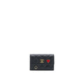 Chanel 23C Limited Edition Card Holder Caviar Black  (Microchip)