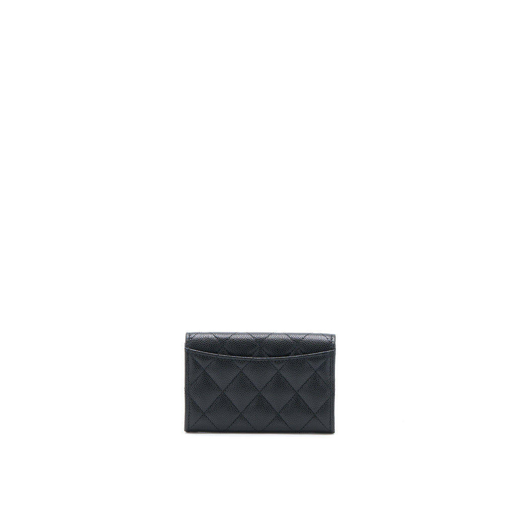 Chanel 23C Limited Edition Card Holder Caviar Black  (Microchip)