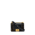 Chanel Small Jacket Boy Bag Lambskin/Tweed Black