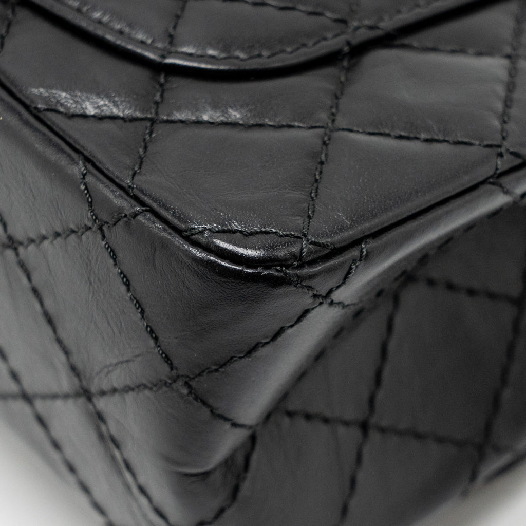 Chanel Mini 2.55 Reissue Aged Calfskin Black