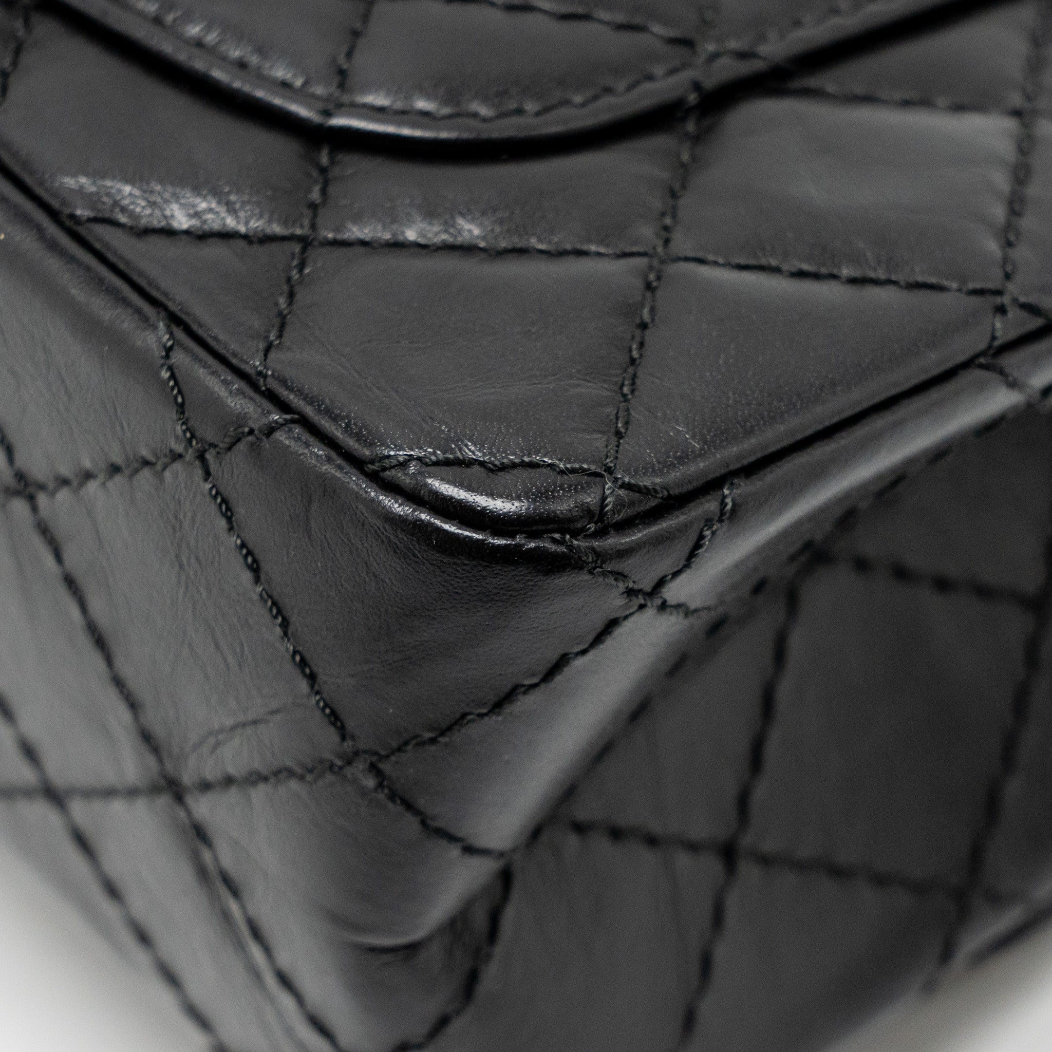 Chanel Mini 2.55 Reissue Aged Calfskin Black